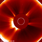 Latest LASCO C2 image of the Sun