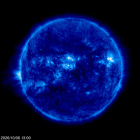 Click for time-lapse image of the sun